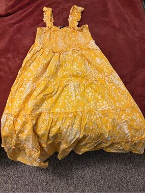 torrid Yellow Floral Smocked Sundress